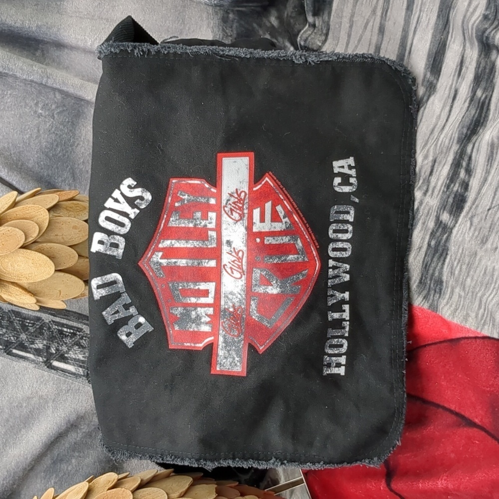 Motley Crue messenger bag